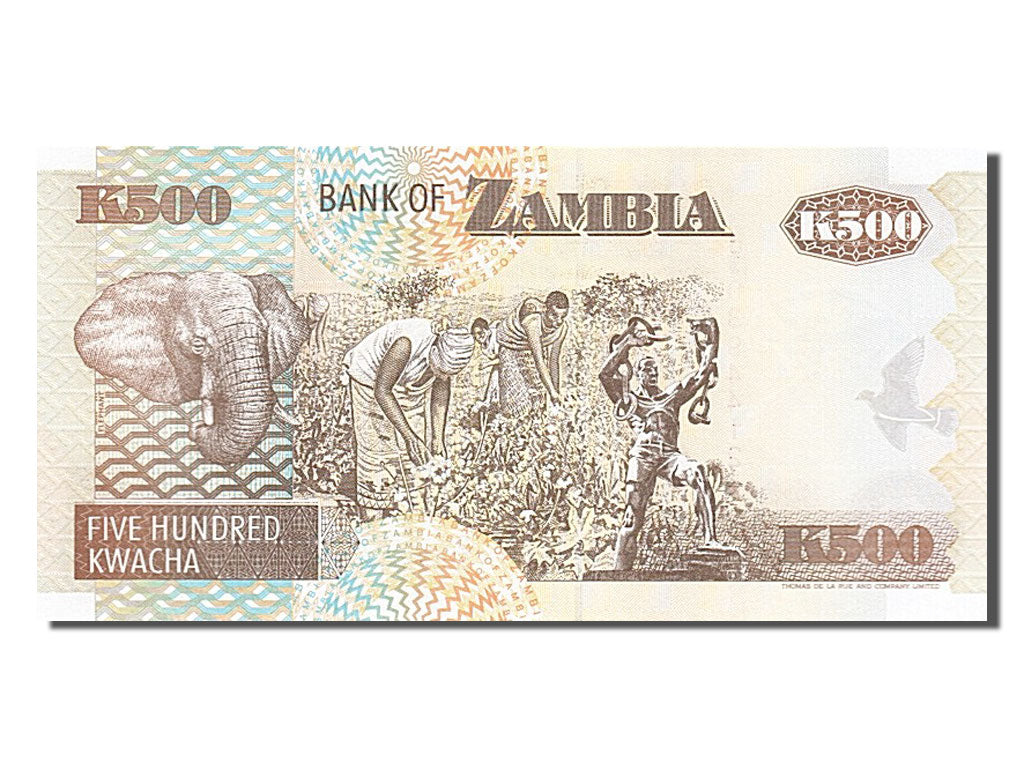 Banknote, Zambia, 500 Kwacha, 1992, UNC(65-70)
