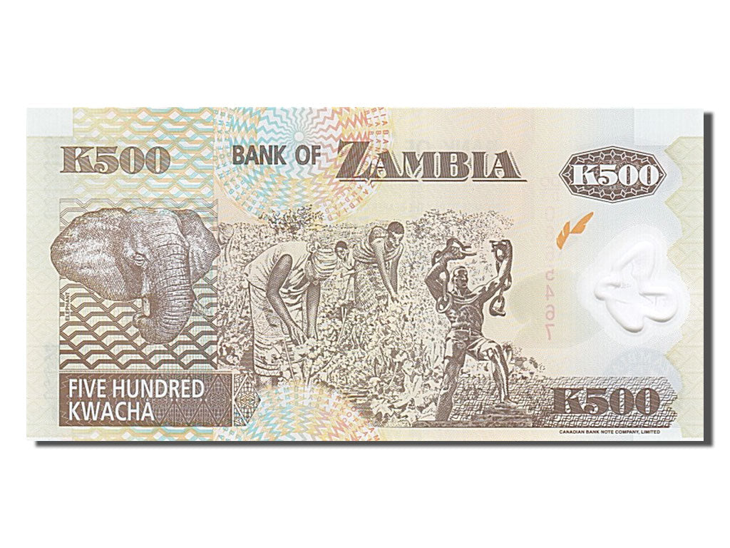 Banknote, Zambia, 500 Kwacha, 2004, UNC(65-70)