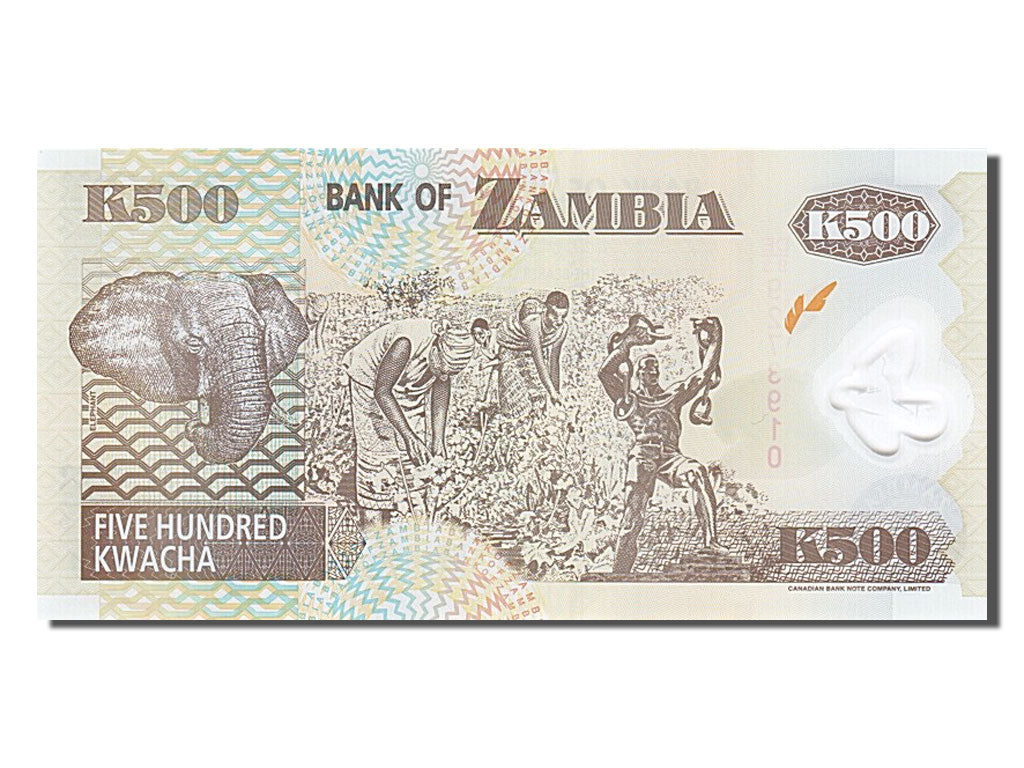 Banknote, Zambia, 500 Kwacha, 2005, UNC(65-70)