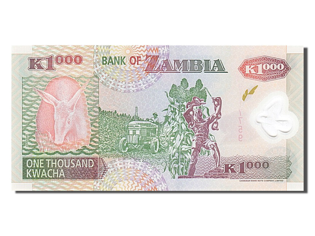 Banknote, Zambia, 1000 Kwacha, 2004, UNC(65-70)