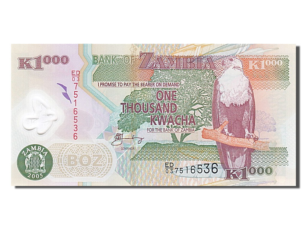 Banknote, Zambia, 1000 Kwacha, 2005, UNC(65-70)