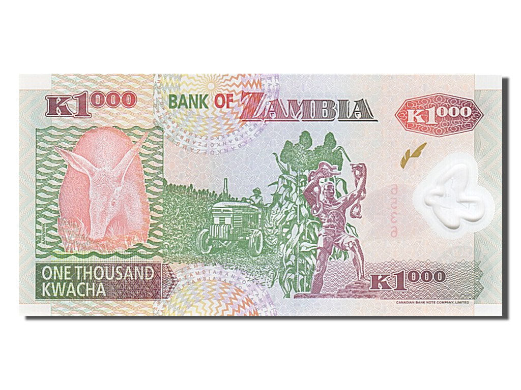 Banknote, Zambia, 1000 Kwacha, 2005, UNC(65-70)