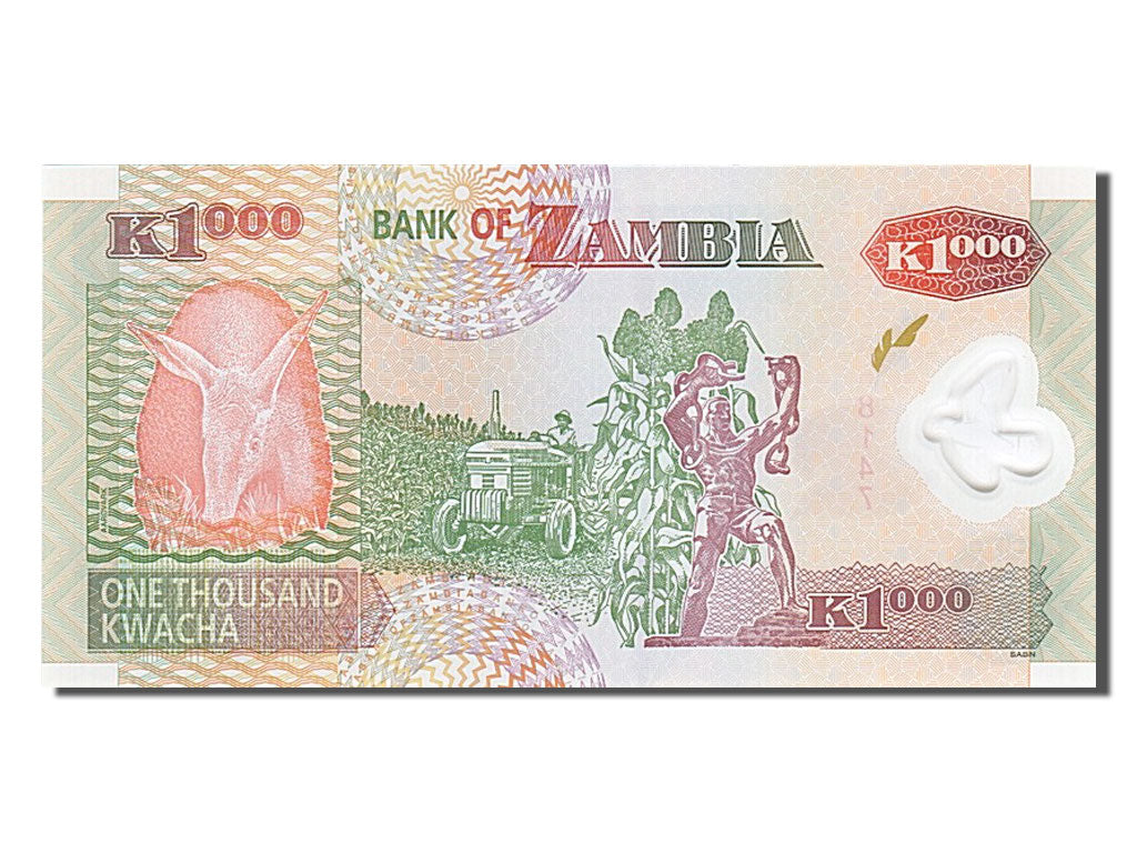 Banknote, Zambia, 1000 Kwacha, 2009, UNC(65-70)