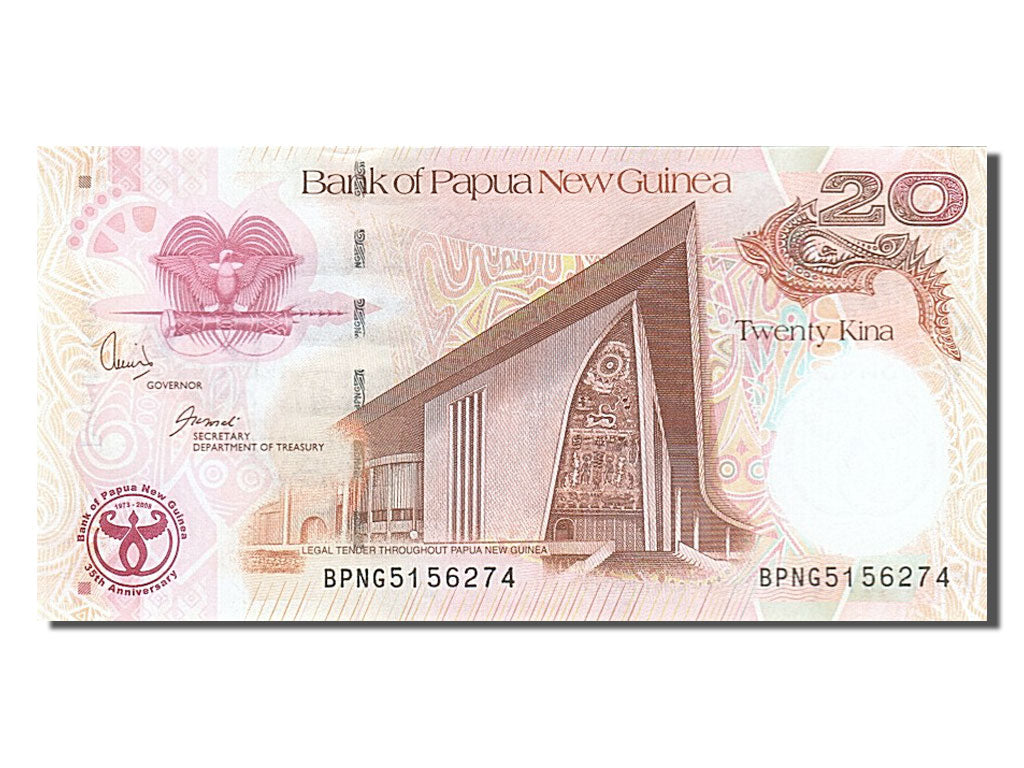 Billet, Papua New Guinea, 20 Kina, 2010, NEUF