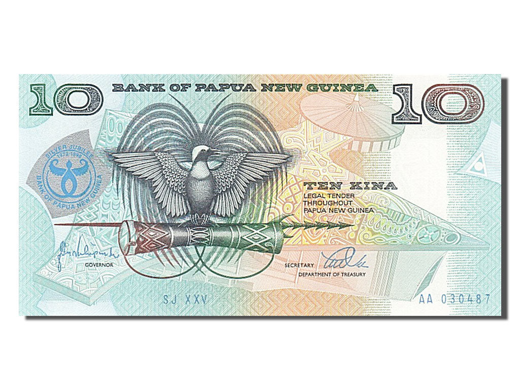 Billet, Papua New Guinea, 10 Kina, 1998, NEUF