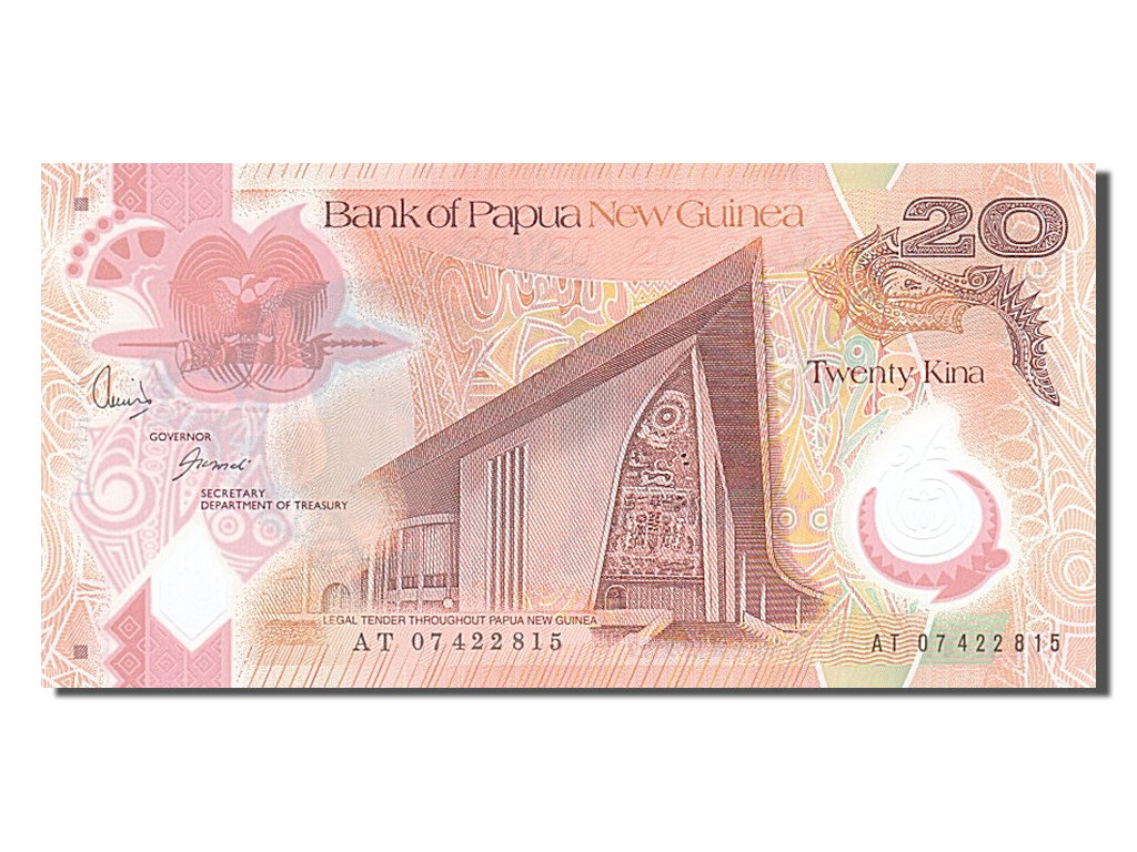 Billet, Papua New Guinea, 20 Kina, 2007, NEUF