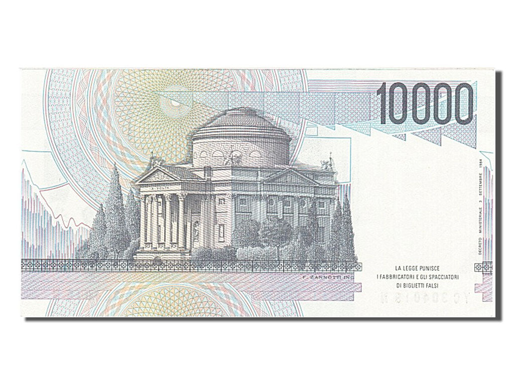 Banconote, Italia, 10,000 Lire, 1984, 1984-09-03, SPL