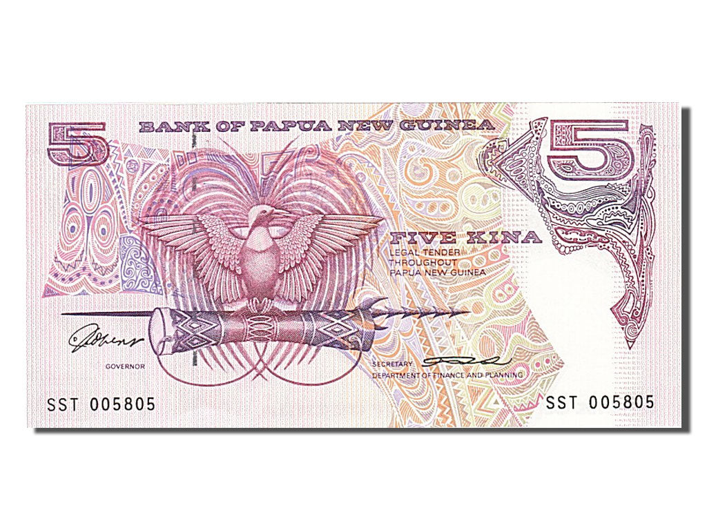 Billet, Papua New Guinea, 5 Kina, 2000, NEUF