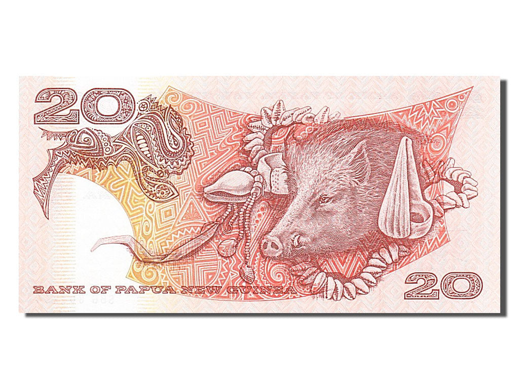 Billet, Papua New Guinea, 20 Kina, 1981, NEUF