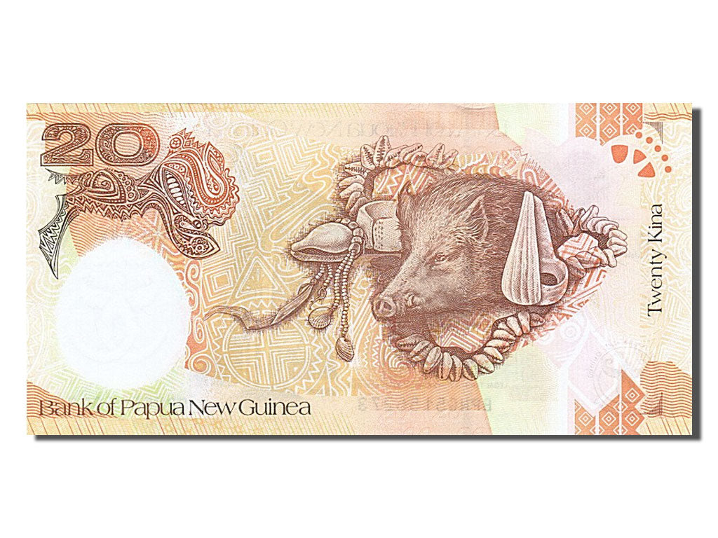 Billet, Papua New Guinea, 20 Kina, 2008, NEUF