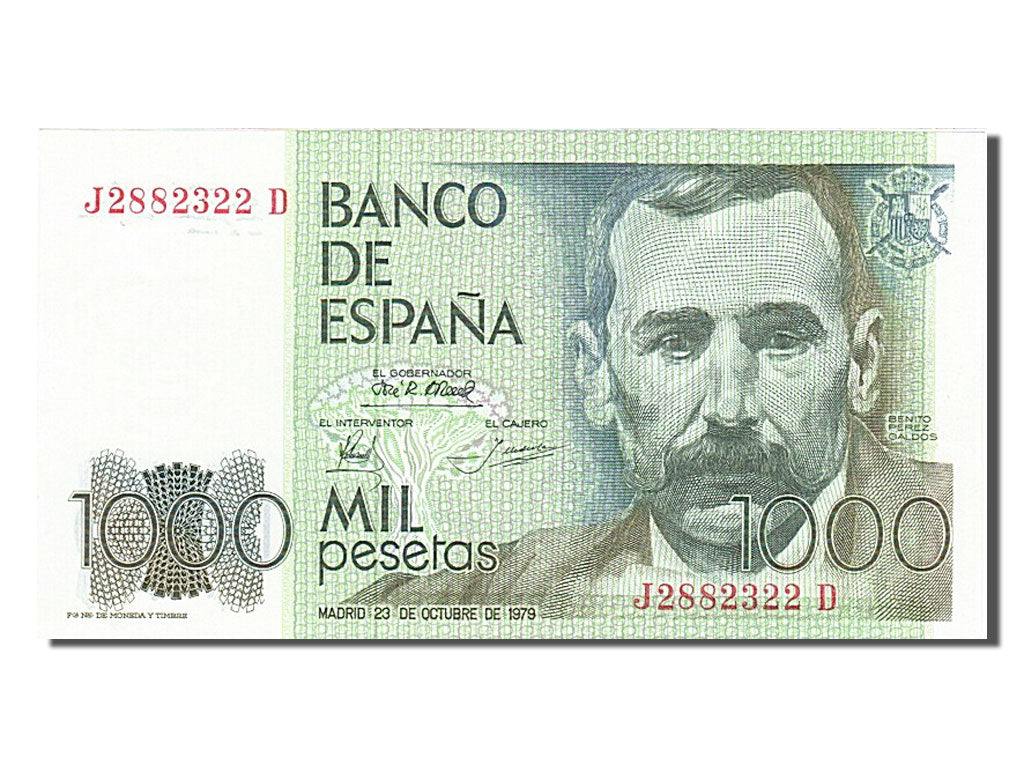 Biljet, Spanje, 1000 Pesetas, 1979, 1979-10-23, SPL