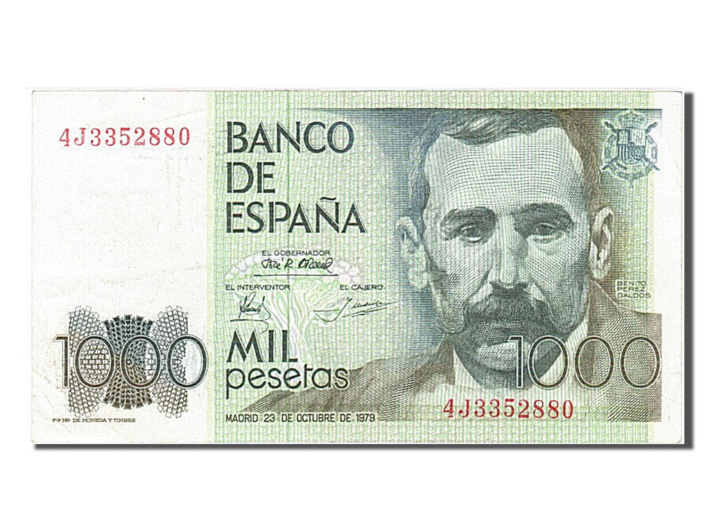 Billete, 1000 Pesetas, 1979, España, 1979-10-23, MBC+