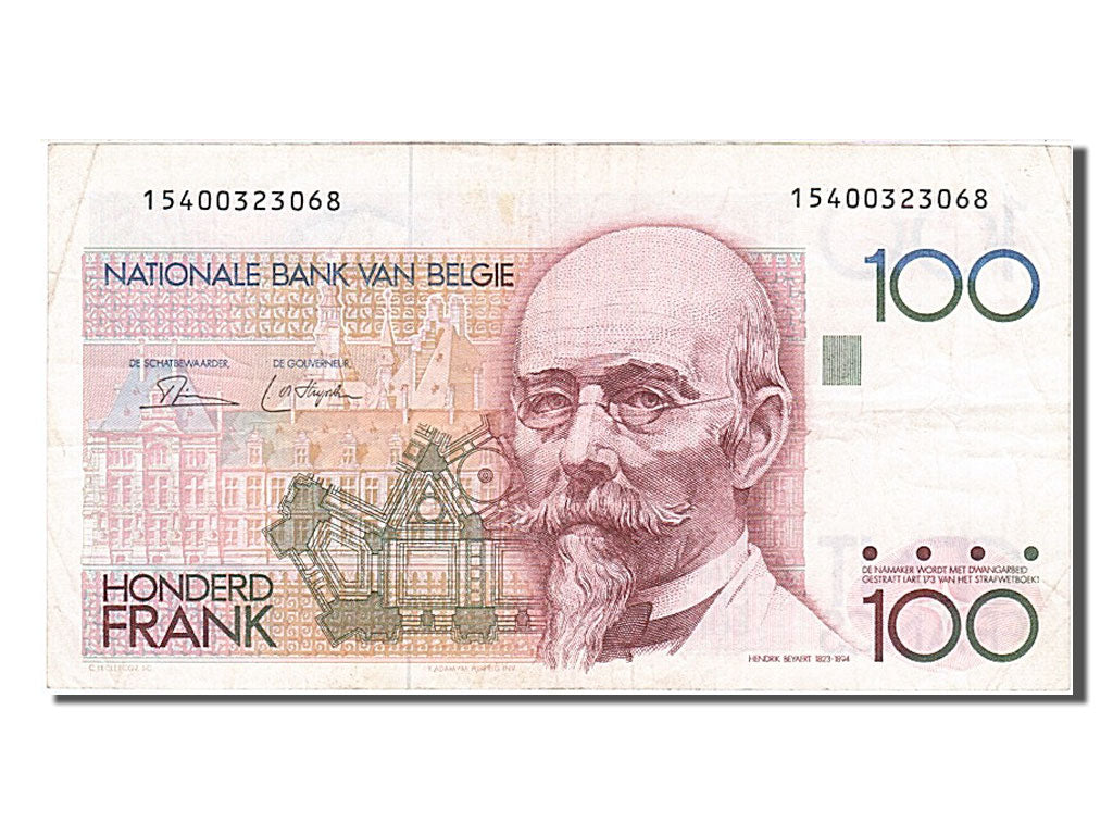 Banknote, Belgium, 100 Francs, 1978, EF(40-45)