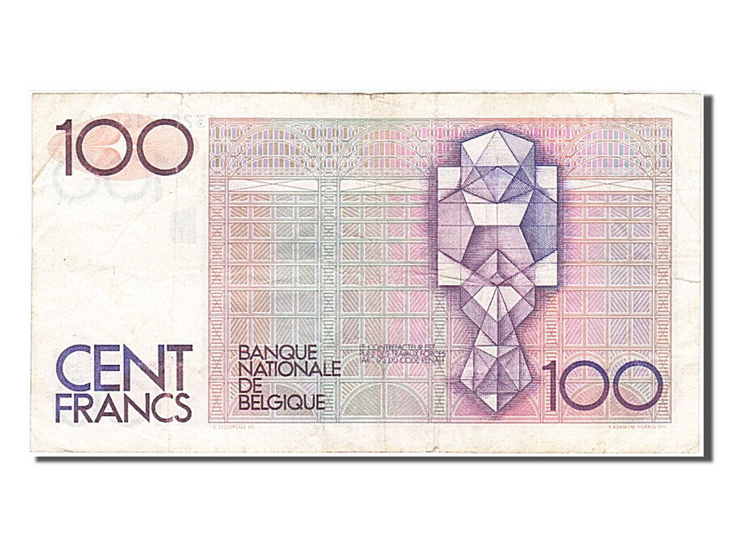 Banconote, Belgio, 100 Francs, 1978, BB