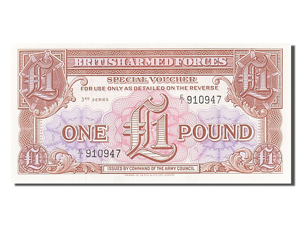 Banknote, Great Britain, 1 Pound, 1956, UNC(65-70)