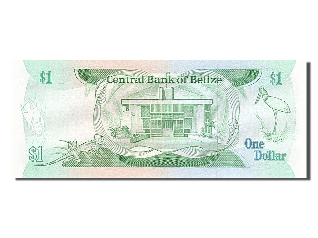 Geldschein, Belize, 1 Dollar, 1987, 1987-01-01, UNZ
