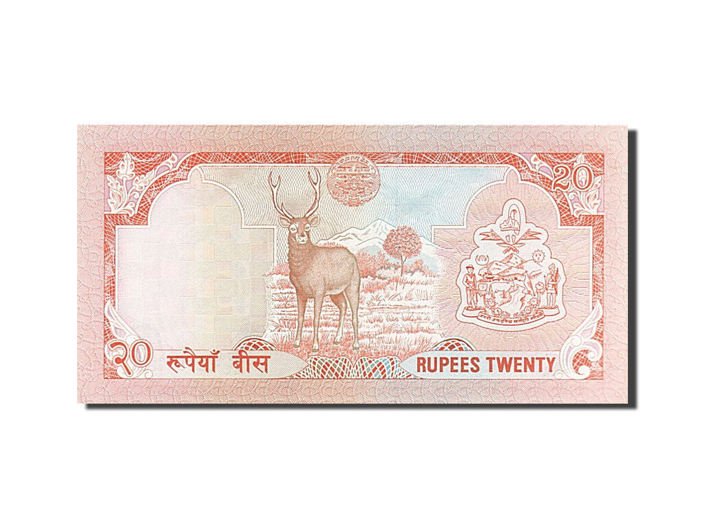 Biljet, Nepal, 20 Rupees, 1982, NIEUW