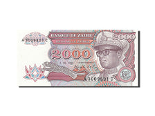 Banknote, Zaire, 2000 Zaïres, 1991, 1991-10-01, UNC(65-70)
