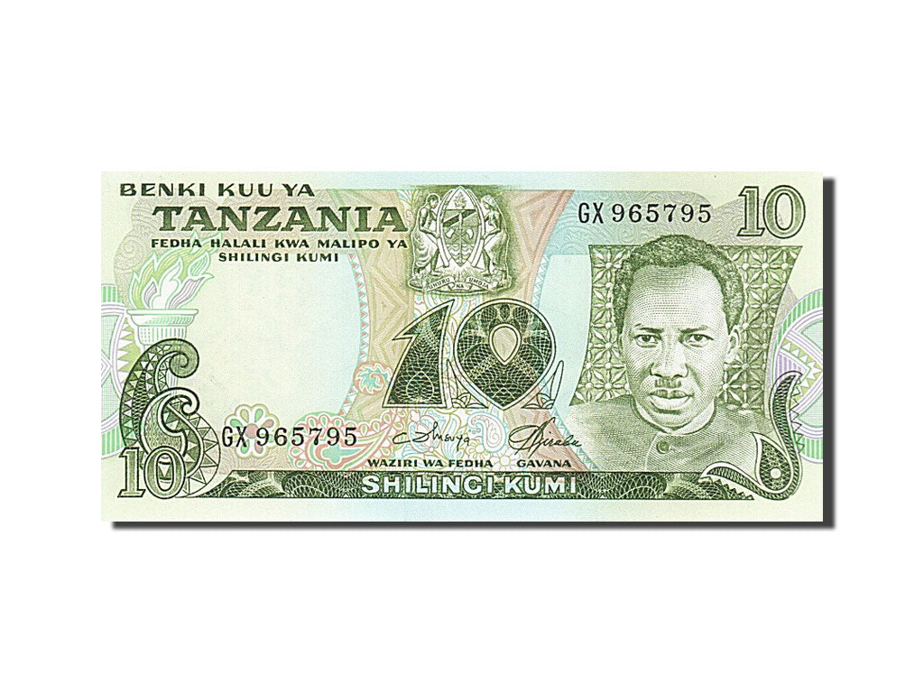 Billet, Tanzania, 10 Shilingi, 1978, NEUF