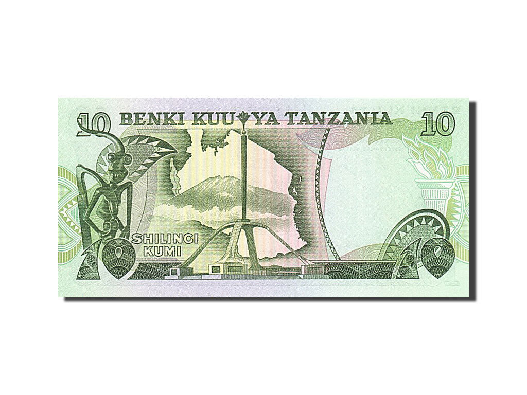 Billet, Tanzania, 10 Shilingi, 1978, NEUF