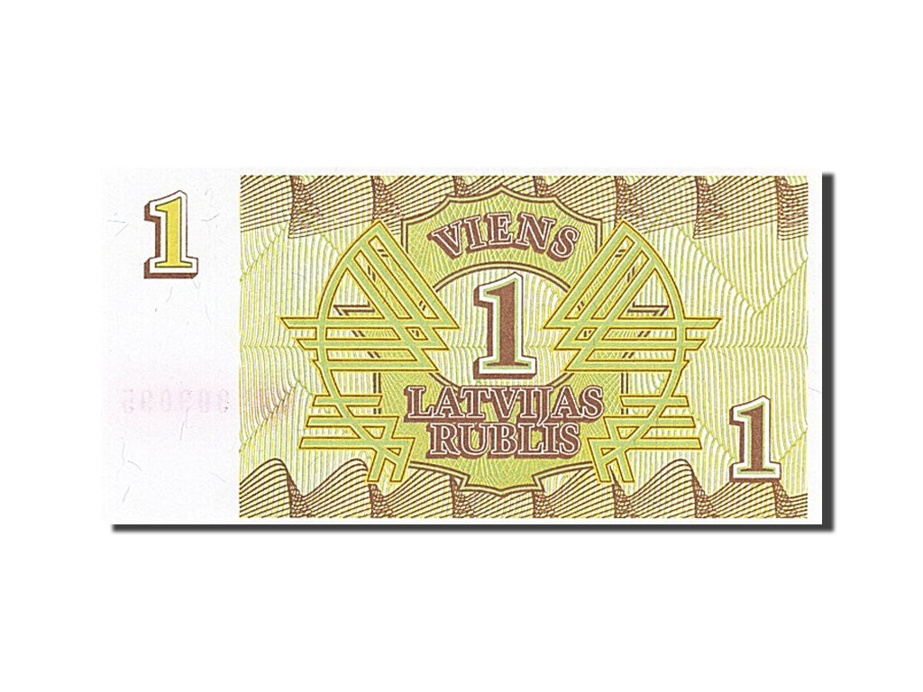 Billet, Latvia, 1 Rublis, 1992, NEUF