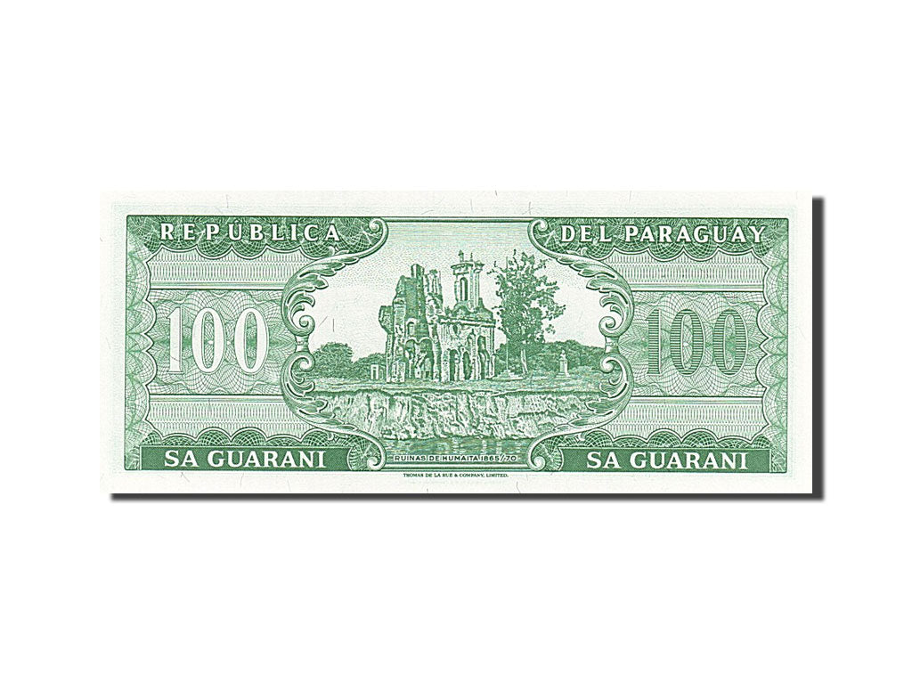 Banknote, Paraguay, 100 Guaranies, 1952, UNC(65-70)