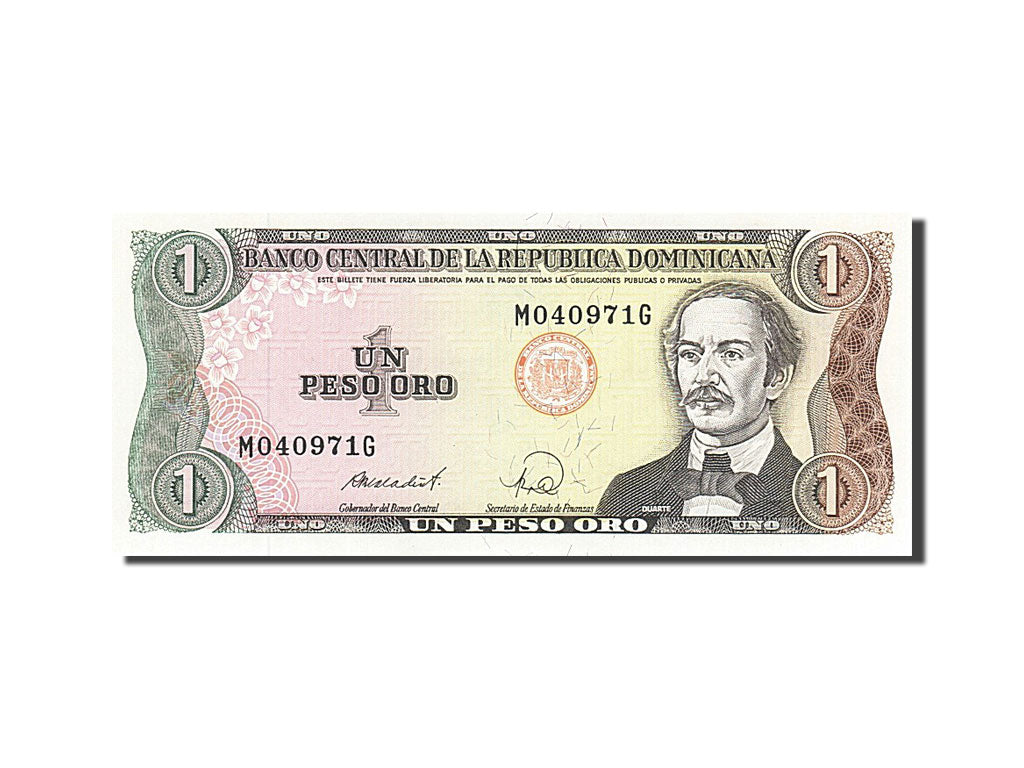 Billete, 1 Peso Oro, 1988, República Dominicana, UNC