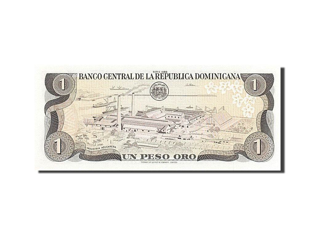 Billete, 1 Peso Oro, 1988, República Dominicana, UNC