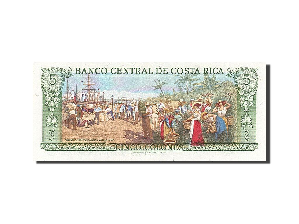Costa Rica, 5 Colones, 1986-04-02, NEUF