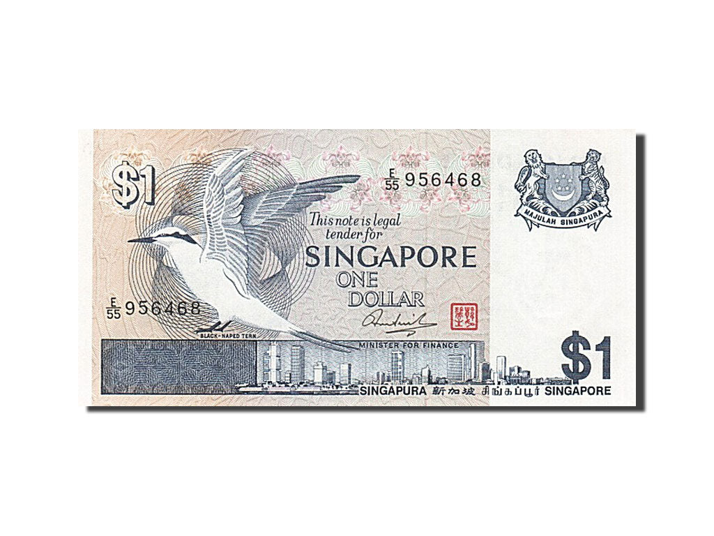 Banknote, Singapore, 1 Dollar, 1976, UNC(65-70)