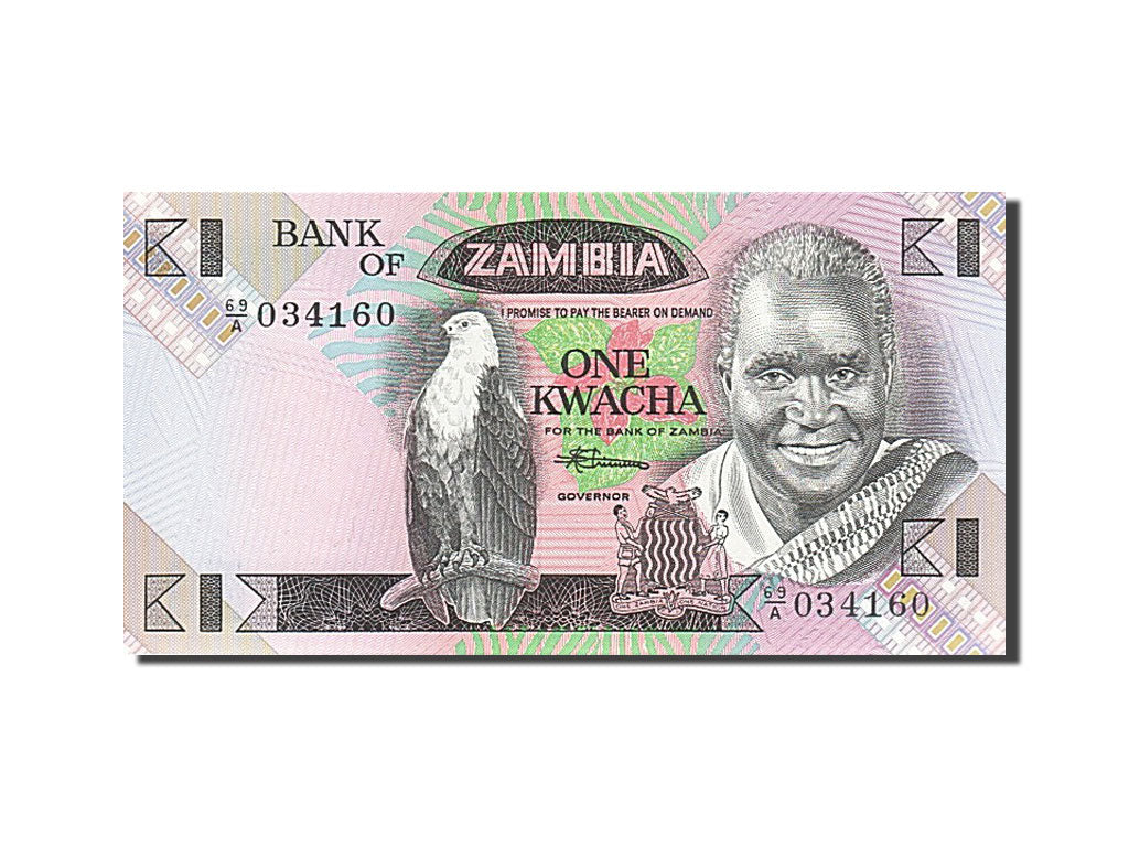 Banknote, Zambia, 1 Kwacha, 1980, UNC(65-70)