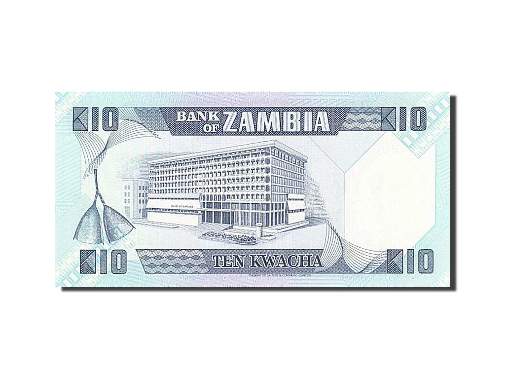 Banknote, Zambia, 10 Kwacha, 1980, UNC(65-70)