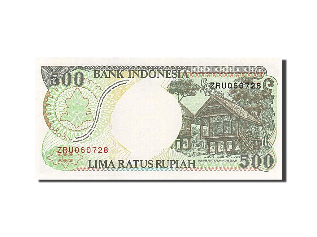 Banconote, Indonesia, 500 Rupiah, 1992, FDS
