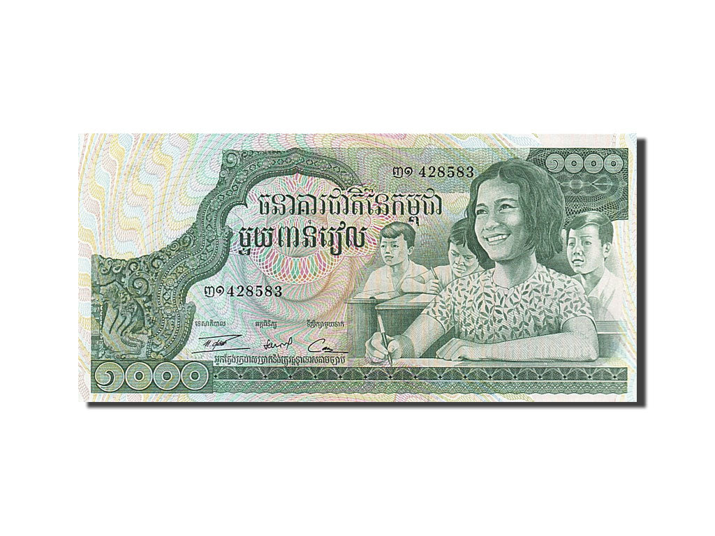 Billet, Cambodge, 1000 Riels, NEUF