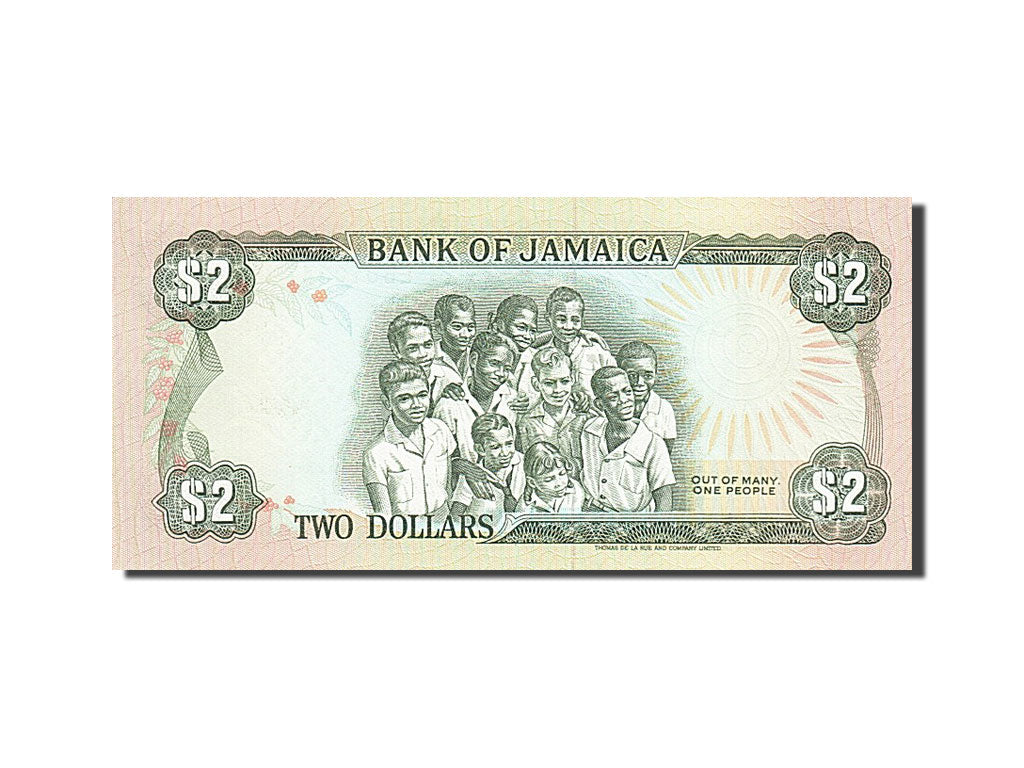 Biljet, Jamaica, 2 Dollars, 1989, 1989-07-01, NIEUW