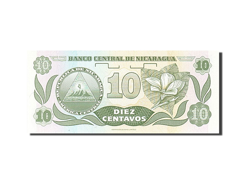 Banknote, Nicaragua, 10 Centavos, 1991, UNC(65-70)