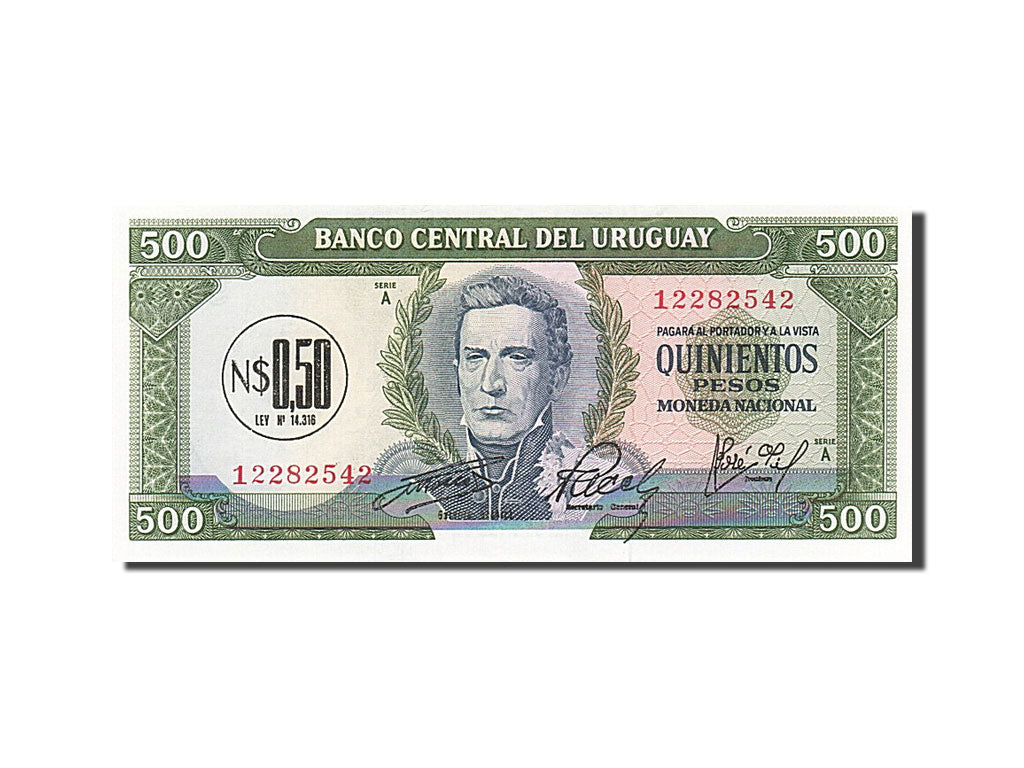 Banknote, Uruguay, 500 Pesos, 1967, UNC(65-70)