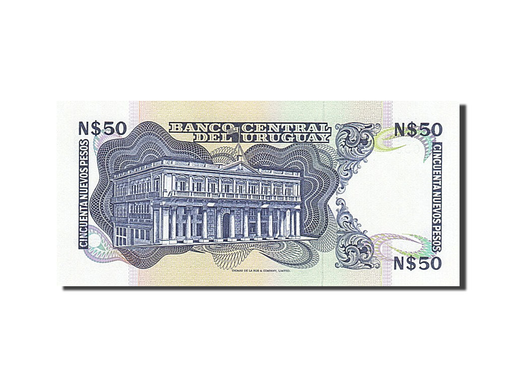 Banknote, Uruguay, 50 Nuevos Pesos, 1988, UNC(65-70)