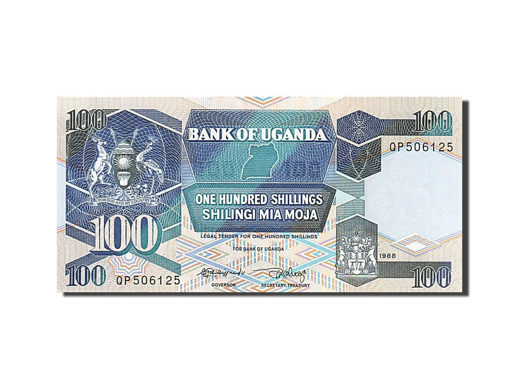 Banknote, Uganda, 100 Shillings, 1988, UNC(65-70)