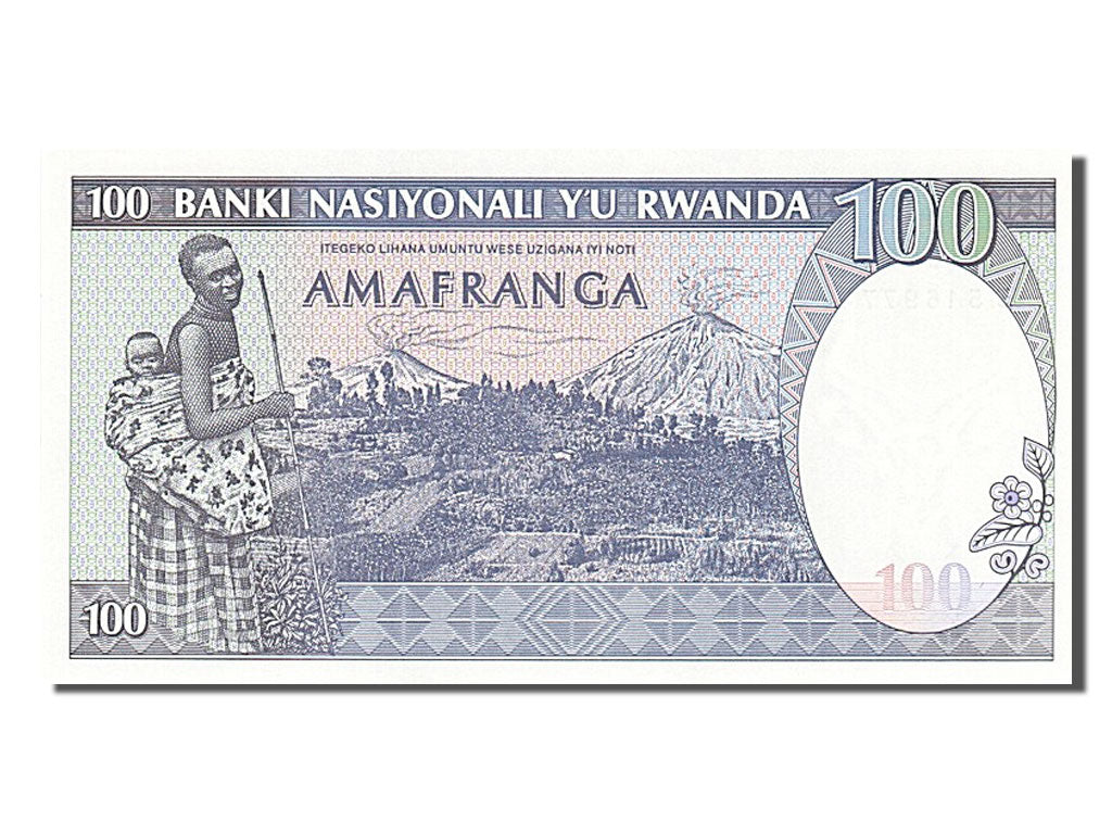 Banknote, Rwanda, 100 Francs, 1982, 1982-08-01, UNC(65-70)