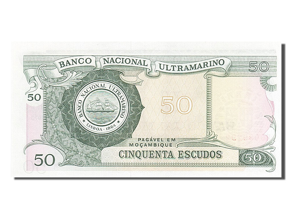 Banknot, Mozambik, 50 Escudos, 1976, UNC(65-70)