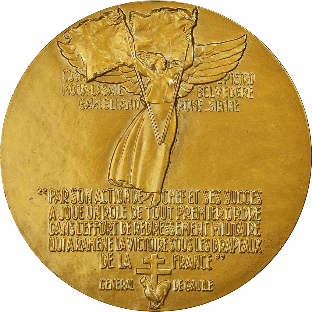 Frankrijk, Medaille, Seconde Guerre Mondiale, Général Juin, Politics, Society