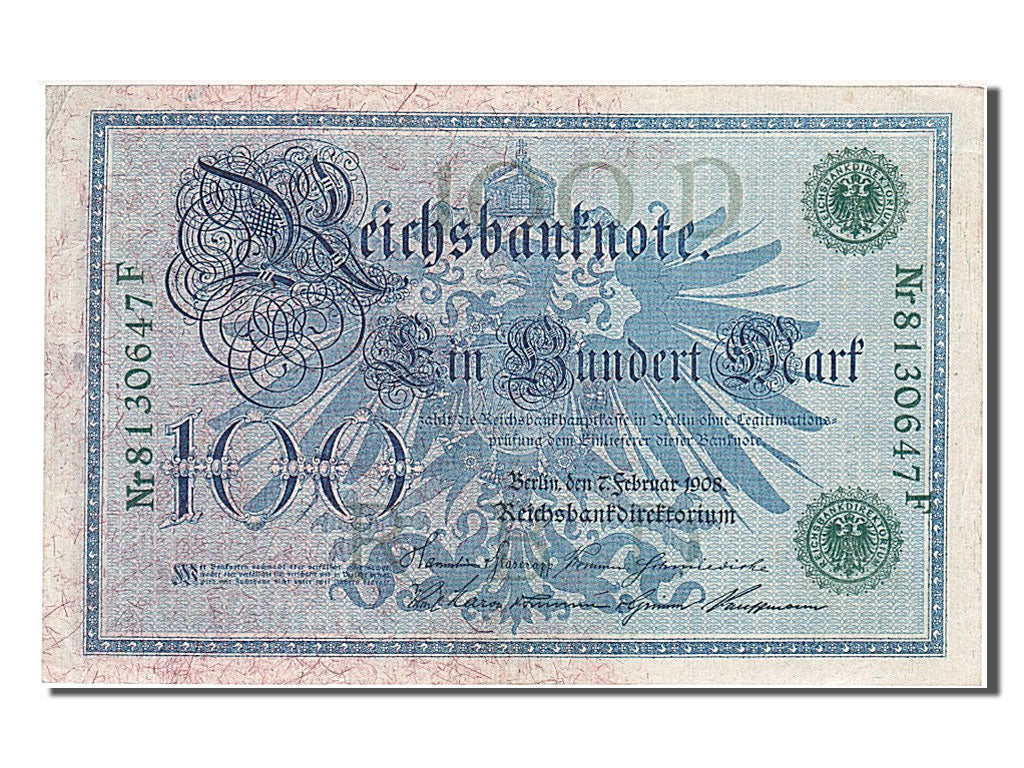 Banknote, GERMANY - FEDERAL REPUBLIC, 50 Deutsche Mark, 1908, 1908-02-07