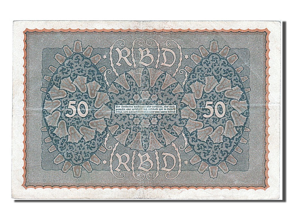 Banknot, Niemcy, 50 Mark, 1919, 1919-06-24, AU(50-53)