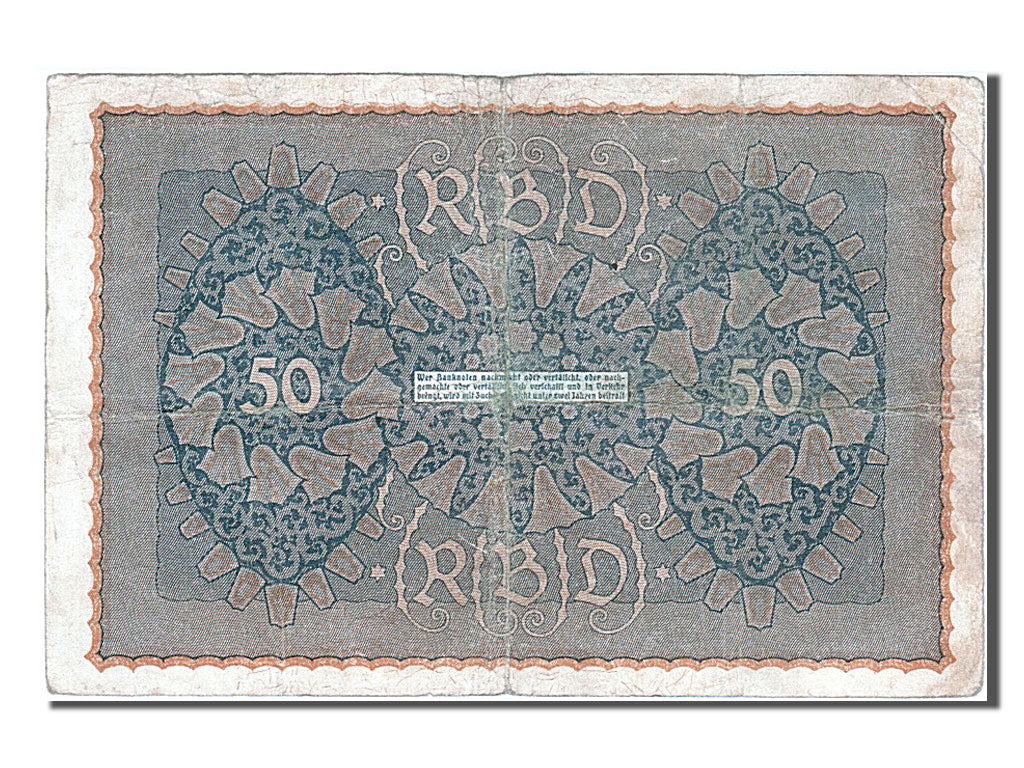 Banknot, Niemcy, 50 Mark, 1919, 1919-06-24, EF(40-45)