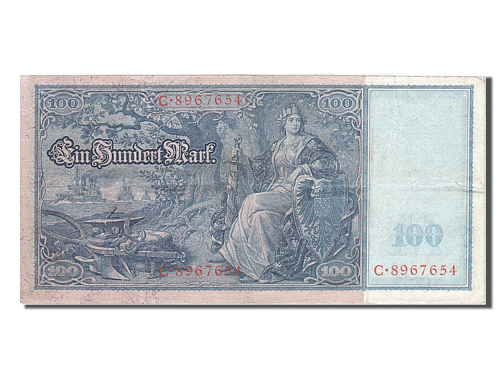 Banknote, Germany, 100 Mark, 1910, 1910-04-21, EF(40-45)
