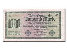 Geldschein, Deutschland, 1000 Mark, 1922, 1922-09-15, SS