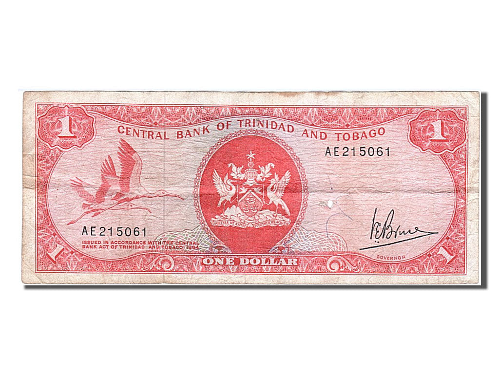 Banknote, Trinidad and Tobago, 1 Dollar, 1977, VF(20-25)
