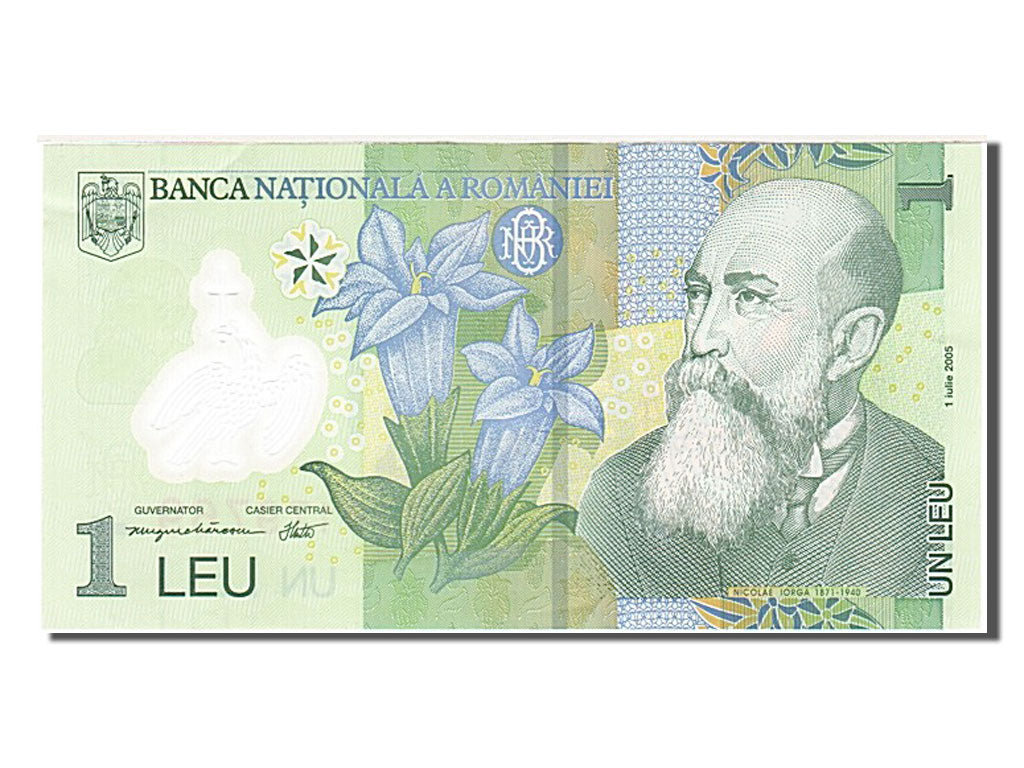 Geldschein, Rumänien, 1 Leu, 2005, 2005-07-01, UNZ