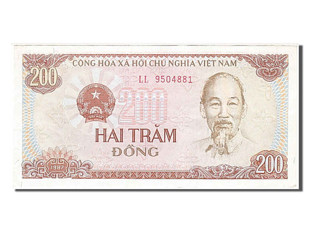 Banknote, Viet Nam, 200 Dông, 1987, AU(55-58)